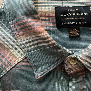 Lucky Brand Men's Casual Snap Shirt